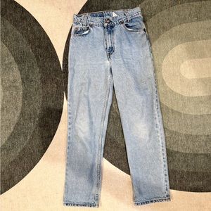 Vintage Orange Tab Levi’s 550 youth size 14, size 24/25